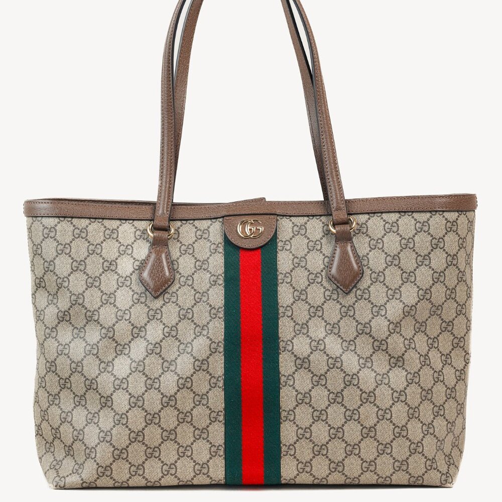 Gucci Ophidia Medium GG Supreme Canvas Tote Bag